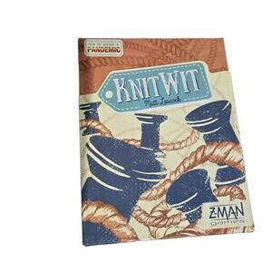 Knit Wit Board Game by Z-Man Games / Party Word Game / EUC